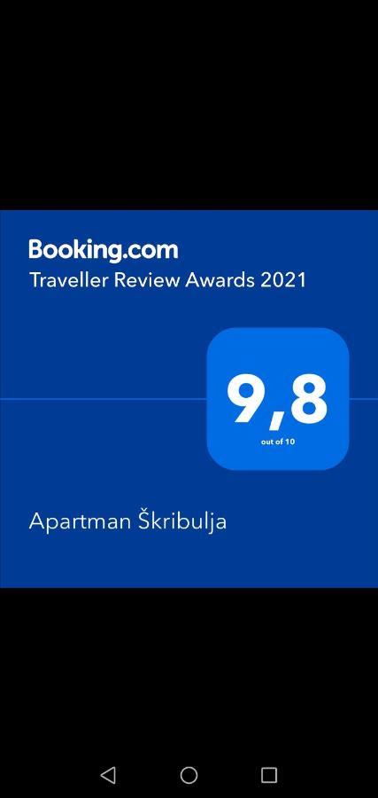 Apartman Skribulja Жупаня Екстериор снимка